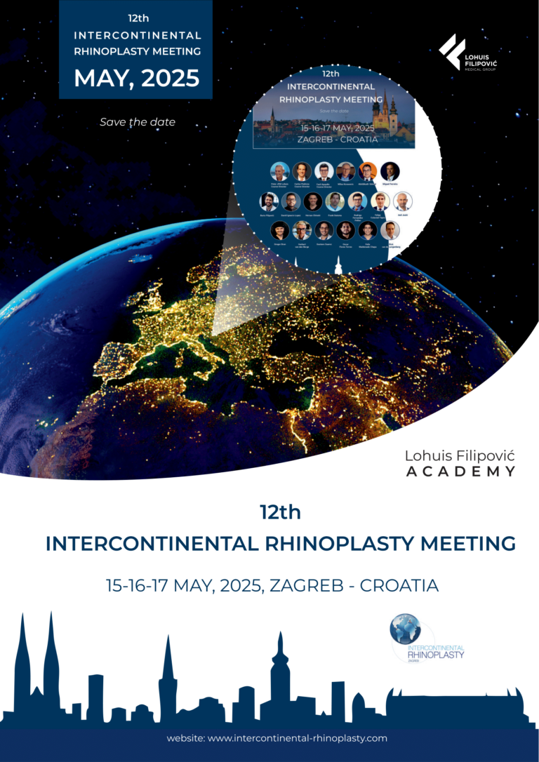 12th Intercontinental Rhinoplasty Meeting May, 2025 flyer save the date